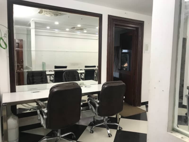 Well maintained unfurnished office with chamber available for rent Tauheed Commercial Dha phase 5 4