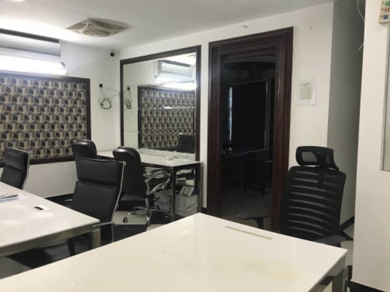 Well maintained unfurnished office with chamber available for rent Tauheed Commercial Dha phase 5 6