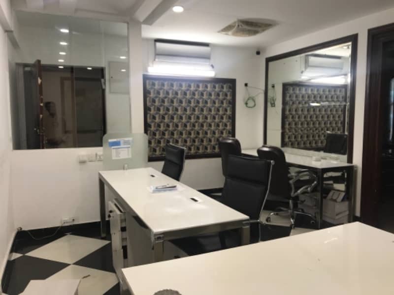 Well maintained unfurnished office with chamber available for rent Tauheed Commercial Dha phase 5 7