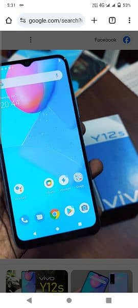 Vivo y12s original box complete saman 3