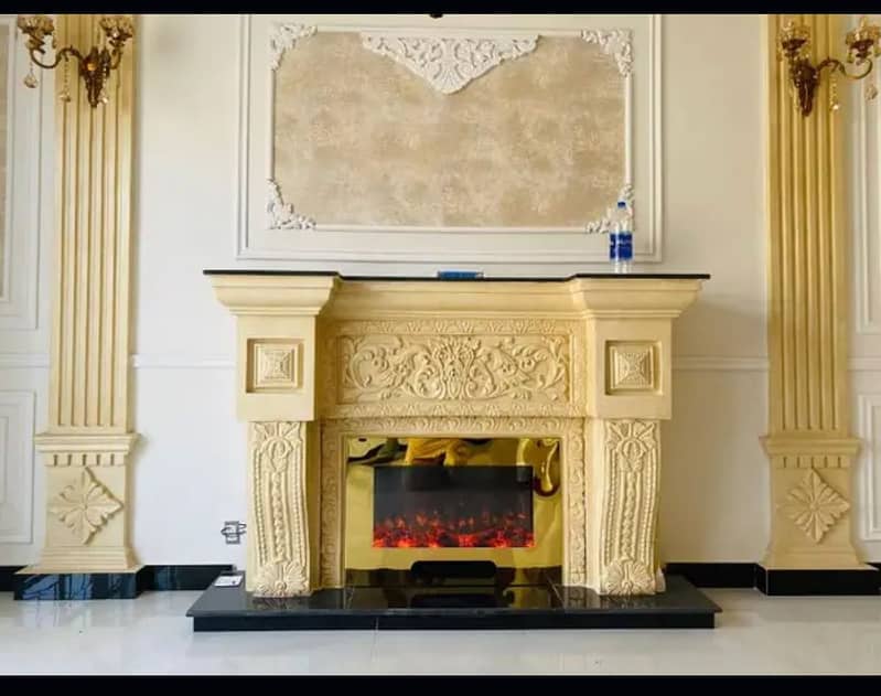 Gas and Electric fireplace 2