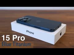 appal iPhone 15 pro blue titanium