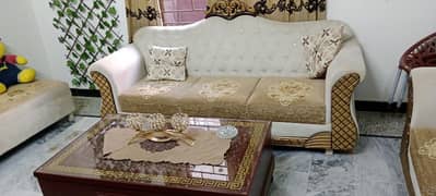 6 seater sofa along with Dewan and Center table