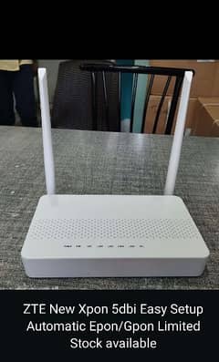 ZTE fiber router XPon available ha All OLT sport karta ha