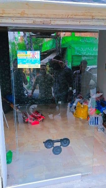 12 mm shop front door mirror with all accessories 2