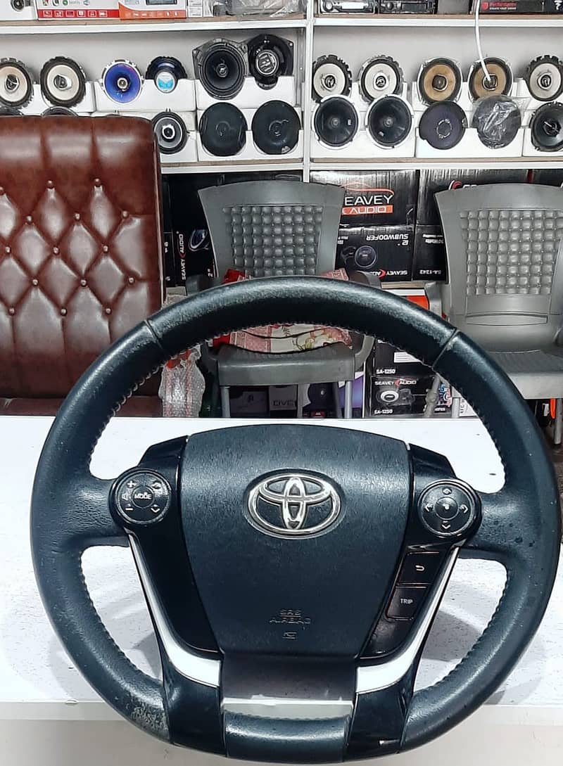 Multimedia steering wheel installation, Speakers, Android panel 0