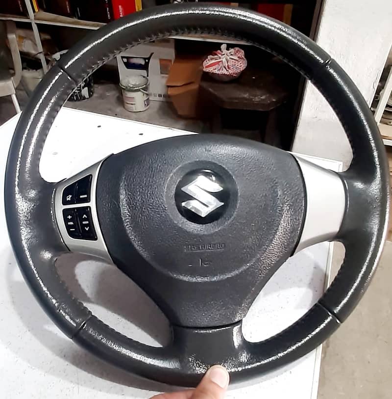 Multimedia steering wheel installation, Speakers, Android panel 7