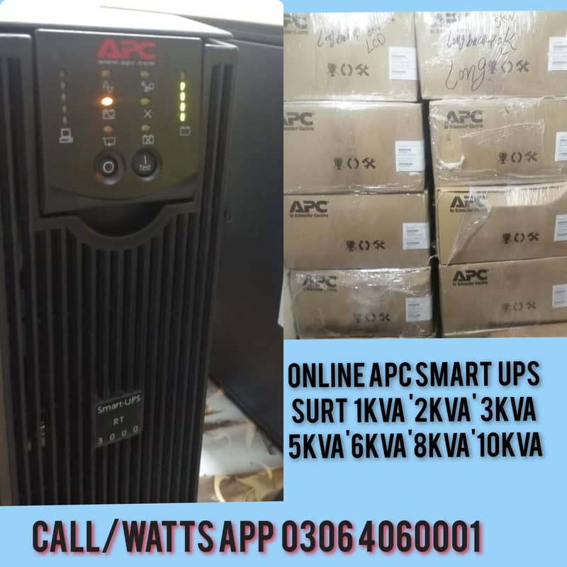 apc smart ups 3000va  48v 2700w  fresh stock avaiable SINEWAVE UPS 6