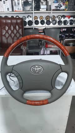 Multimedia steering wheel installation, Speakers, Android panel