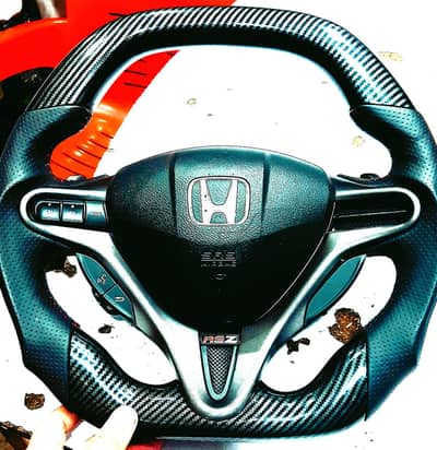 Multimedia steering wheel installation, Speakers, Android panel