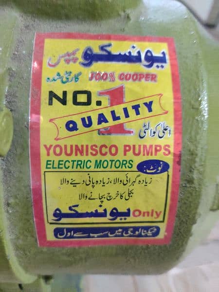 Younisco 2 HP bore motor deep well injector 1