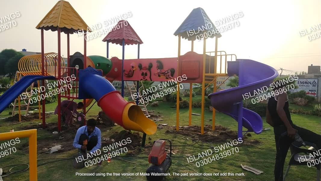 Kids Playland | Swings | Slides | Garden Swing |Jhulay | Park Slides 15