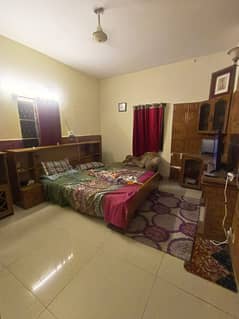 1 kanal portion for rent Main chaklala scheme 3 with 4 bedrooms lawn 2 cars porch attached washrooms DD tv lounge kitchen separate entrance pani bijli gas available 120 asking