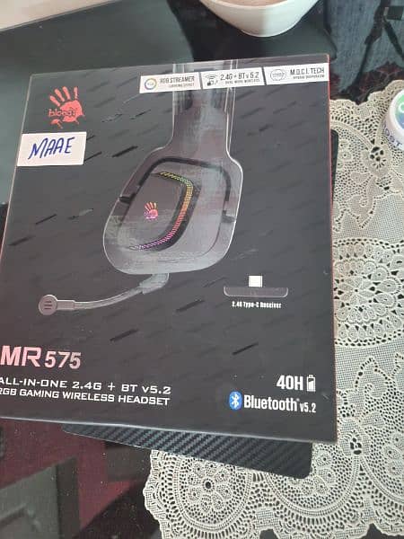 BloodyMr575 RGB Gaming wireless Headset 0