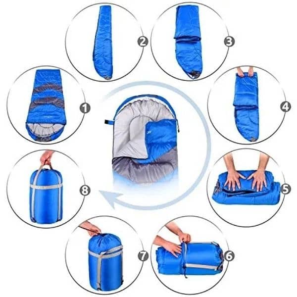 Sleeping Bag For Outdoor Comfortable and Warm 4