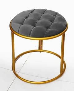 velvet sofa stool