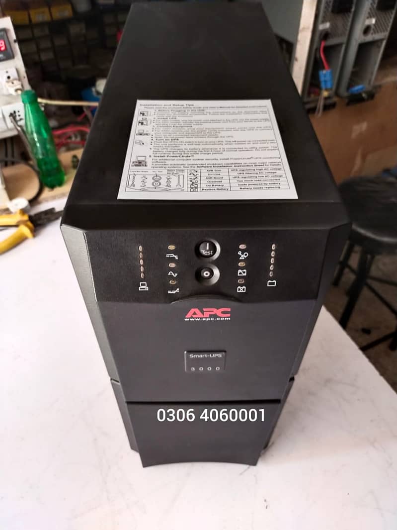 apc smart ups 3000va tower model 48v 2700w  fresh stock avaiable 0