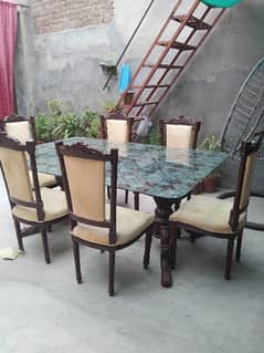 Dining table/wooden dining table/table chairs/furniture