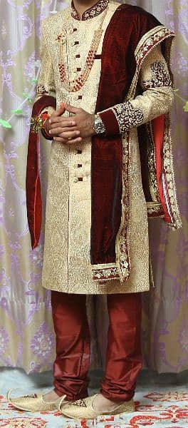 Handsome Designer Dulha Sherwani 0