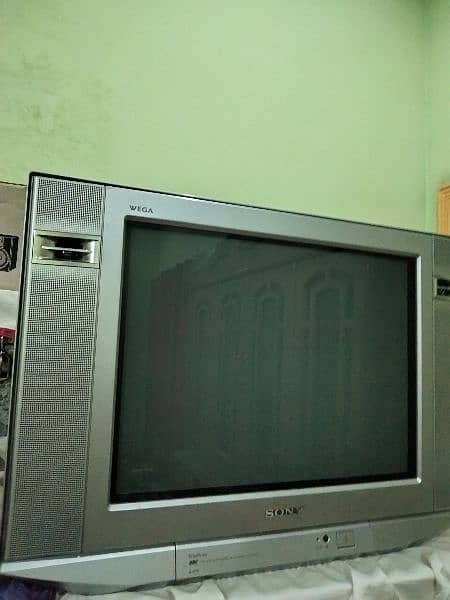 Sony tv with fancy tv trolly brand new condition 3