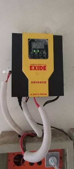 sale my Exide solar inverter 2.5kva and two 400 Wats Canadian panel