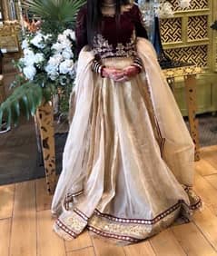 kashees style lehnga