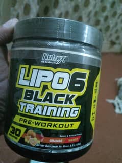 Lipo 6 Black (pre workout)