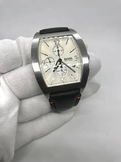 Amazing Monaco style chronograph watch by Hugo BOSS Germany