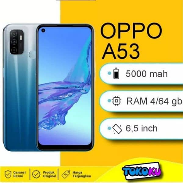 Oppo a53.4 / 64 .  no. 03189203292 3