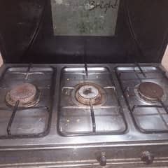 cooking stove with cabnets for eale