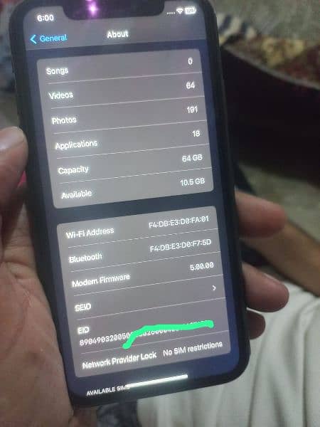 iPhone 11 64GB 100% Ok phone Non-PTA 1