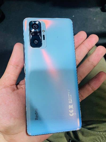 redmi note 10 pro glacier blue with box 10/10 3