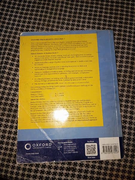 OXFORD Progressive English Book -7 || 1 Month Use || No mark inside 4