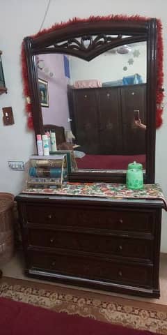 wooden dressing table