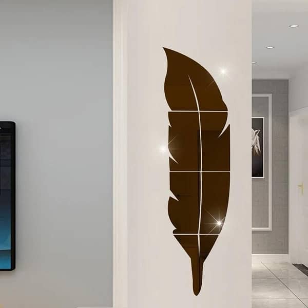 Black Acrylic Leaf - Extra Large 2