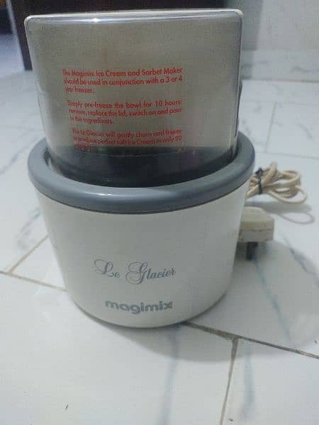 la glacier magimex ice cream maker 0