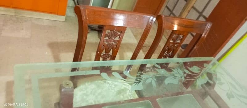 6 Seater Dinning Table. Pure SOLID SHEESHAM WOOD. 3