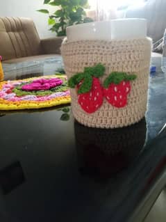 crochet cup cozy