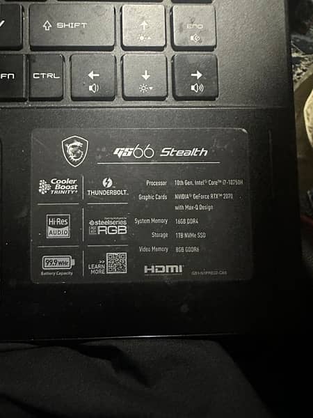 gaming laptop gs66 stealth edition 3