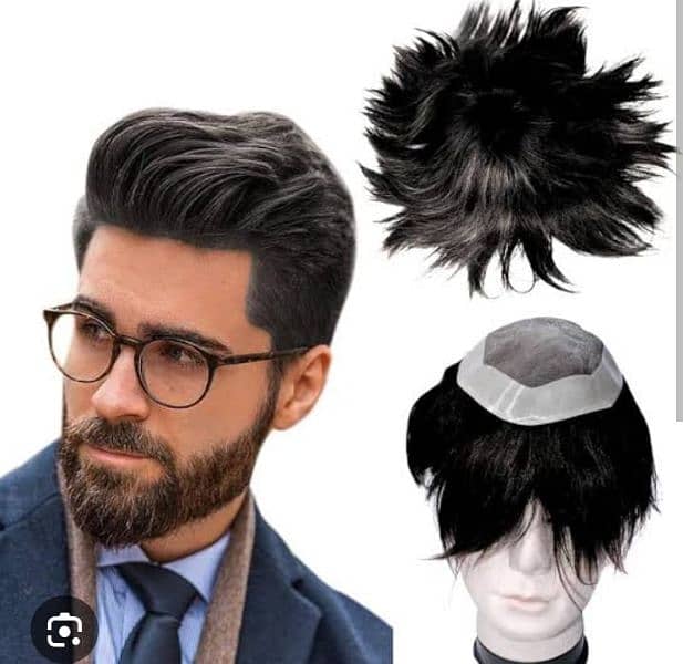 hair patch wig  for sale in Karachi Pakistan 3