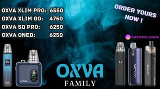 Boxpack Oxva pods available (Xlim Pro/Xlim Go/Sq Pro/Oneo (Wholsale) 0