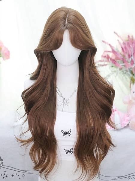 full Head Hair Wig Natural Brown color  | 100% Real Human Hair 0