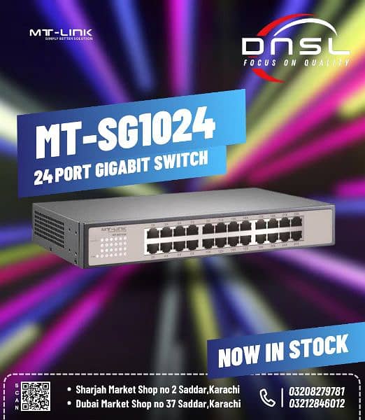 ETHERNET SERVICE PORTS 24 Netis 6