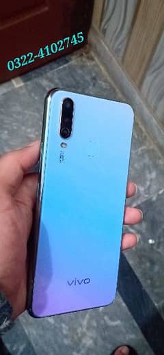 Vivo Y17 256Gb+8Gb, Original Charger 5000mah Battery. 100% ok