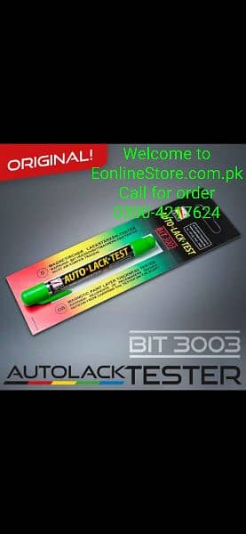 Auto lack pro (Original) car Paint Thickness Meter Gauge TOP CRASH TE 2