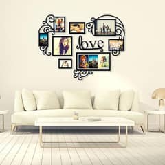 8 frame love wall art decor