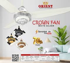 Orient crown 30 watt inverter fan