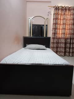 Single bed available for sale without mattress