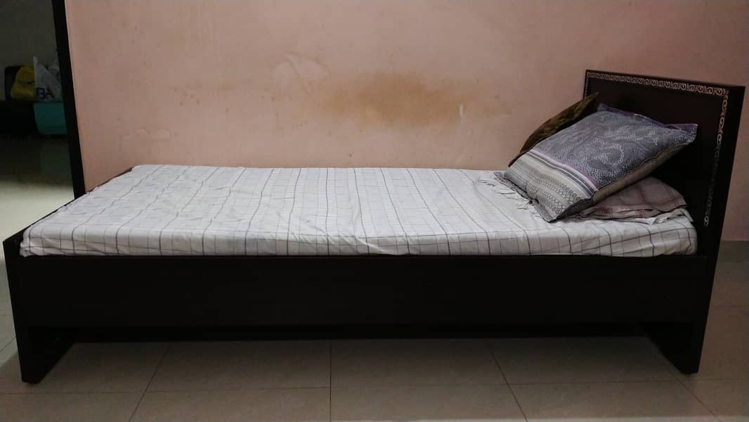 Single bed available for sale without mattress 2