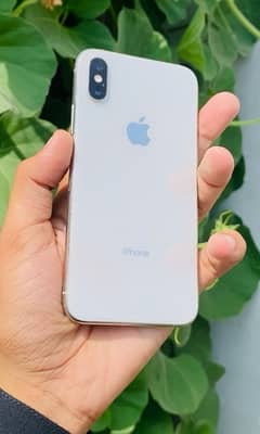 i phone x pta approved white colour panel chnge face off